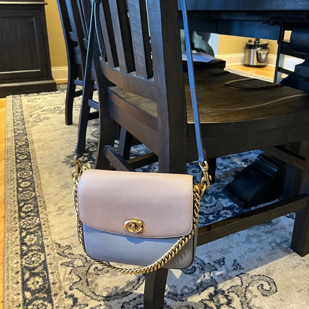 Coach Cassie 19 Colorblock Blue and Tan